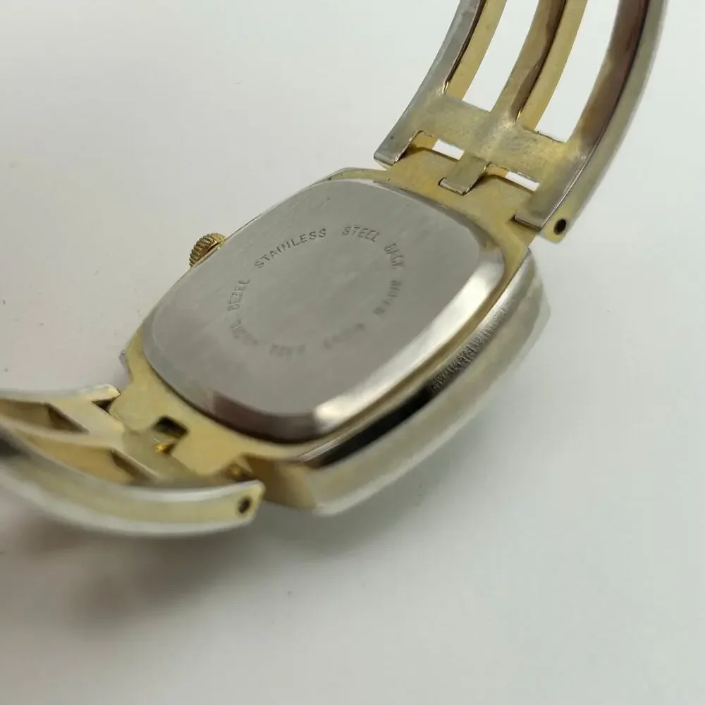 Persona Silver-tone Mother Pearl Dial Women’s Fashion Watch Working New Battery